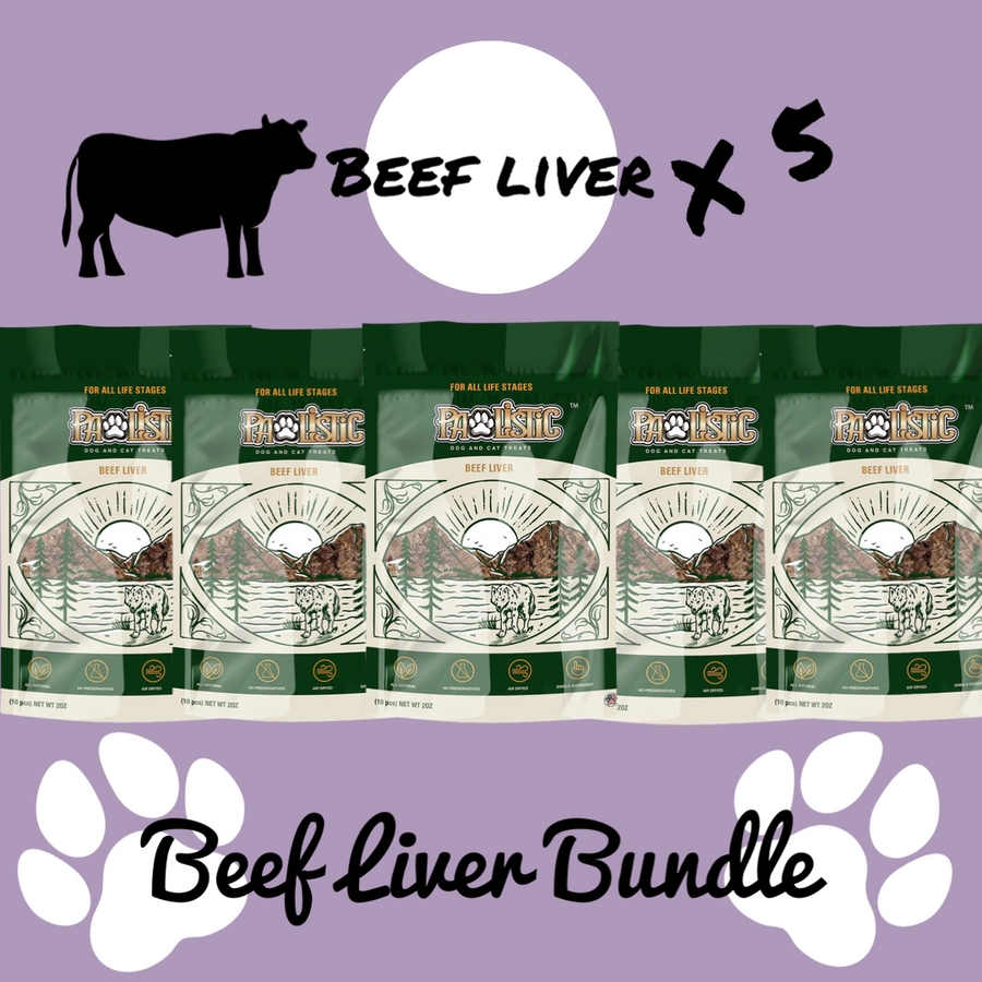 Beef Liver Treats for Cats and Dogs 