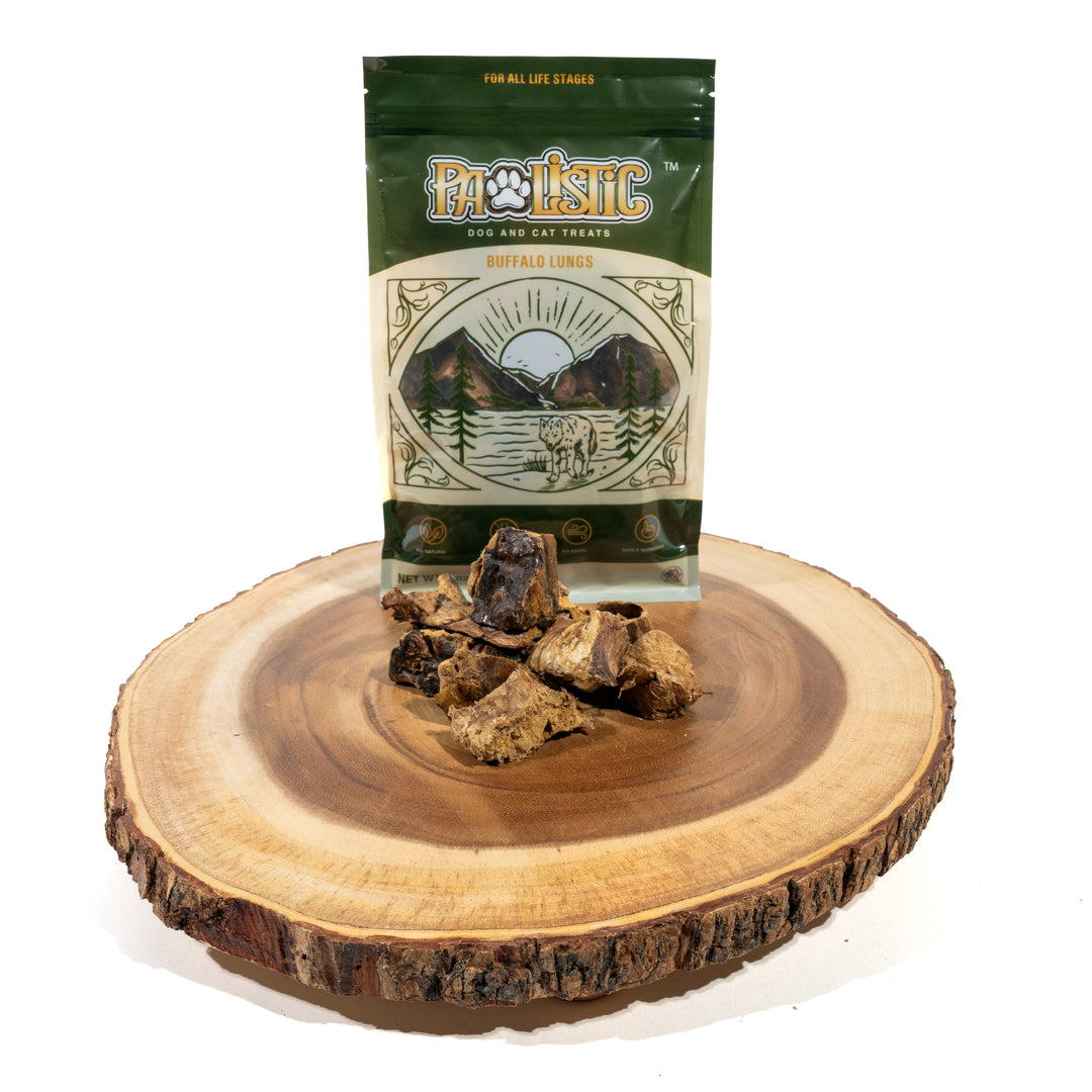 Buffalo Lungs for Cats and Dogs by Pawlistic Treats