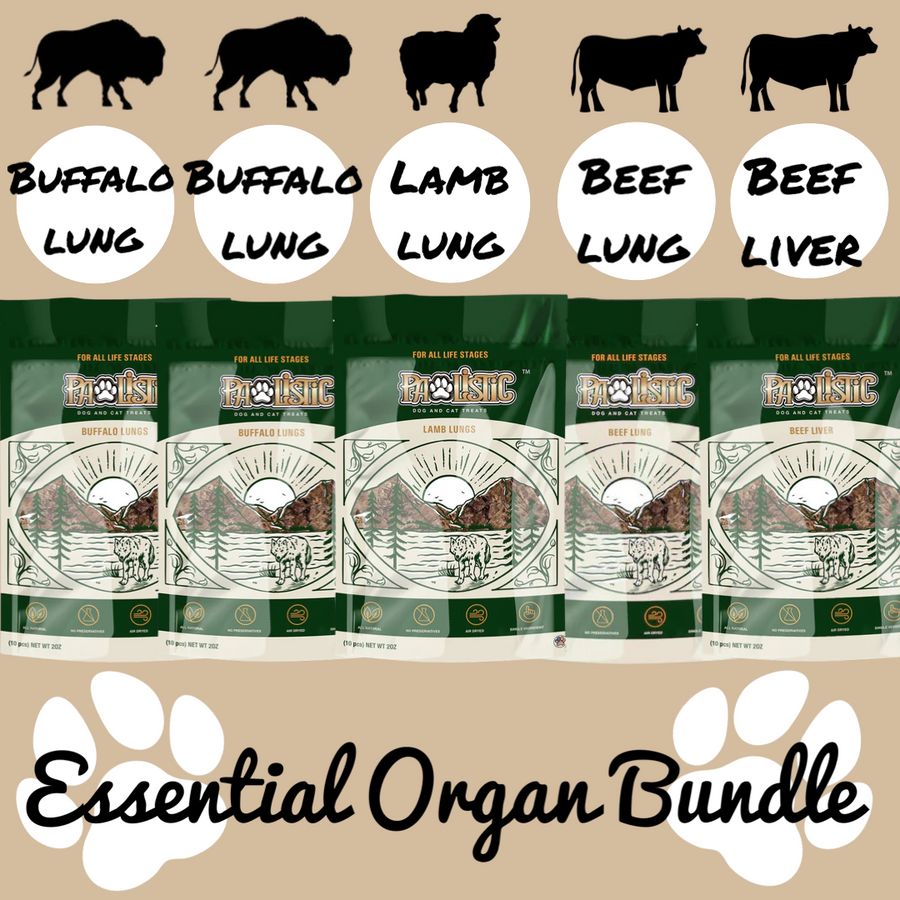 Essential Organ Meats for dogs and cats, Buffalo Lungs, Lamb Lungs, Beef Lungs and Beef Liver