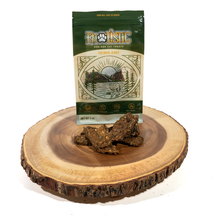 Salmon Jerky from Pawlistic Treats for cats and dogs